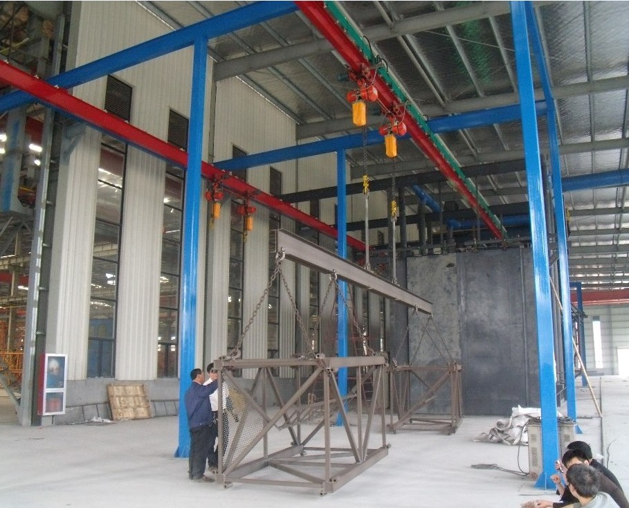 風(fēng)電塔筒拋丸機