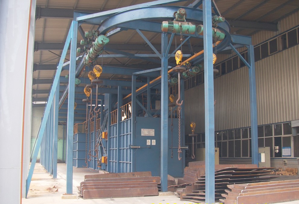 時刻做好吊鉤通過式拋丸機的維護工作